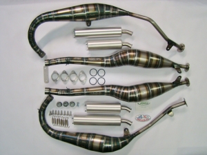 JOLLY MOTO Suzuki RG500 1986-1988 GP Exit Mild Steel Exhaust